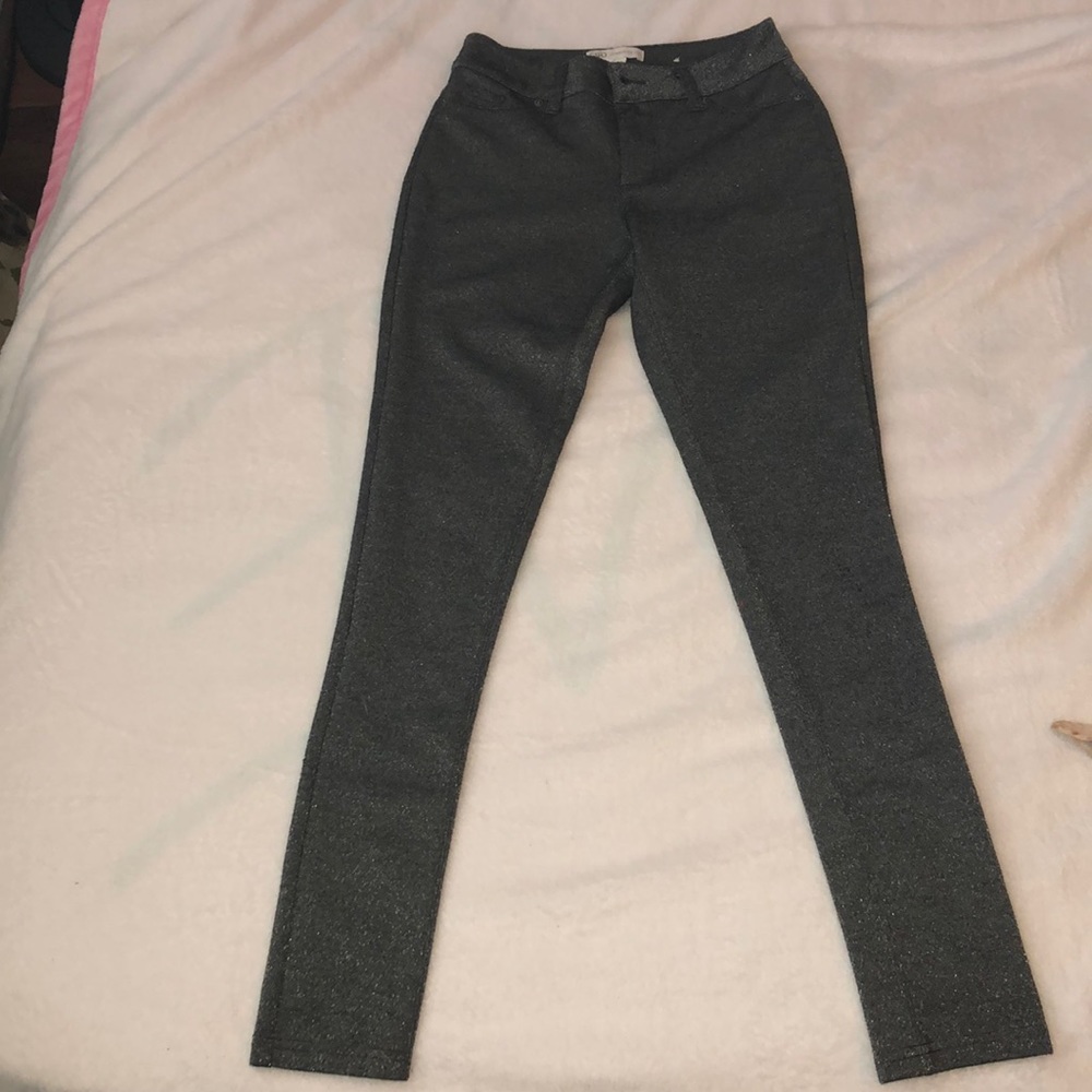 Grey sparklyish trousers